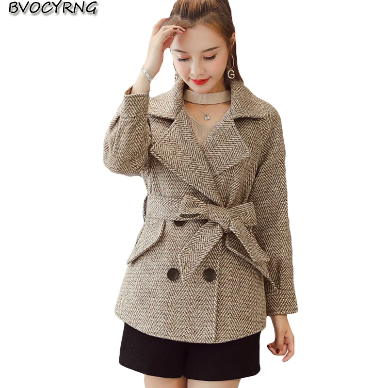 Зимнее шерстяное пальто женская короткая Шерстяная парка новинка сезона весна