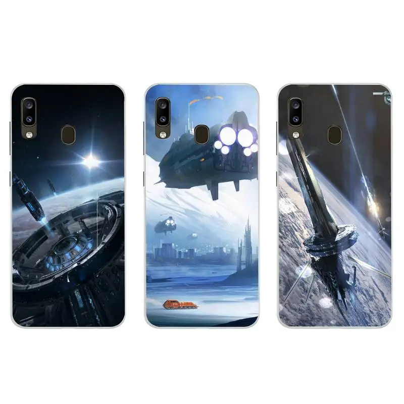 

Stars Spaceship Wars Phone Case For PC-Samsung S5 S6 S7 S8 S9 S10 S20 S21 Edge Plus E Fe Lite Cover