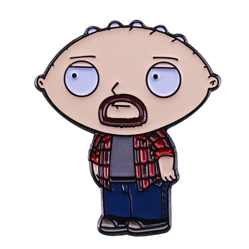 Семья Guy Stewie Гриффин значок милый мультфильм ТВ шоу вентиляторы коллекция