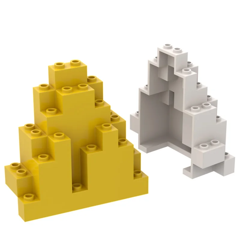

BuildMOC 6083 4x10x6 Mountain Rock Wall Panel Building Blocks Parts DIY Educational Tech Parts Toys