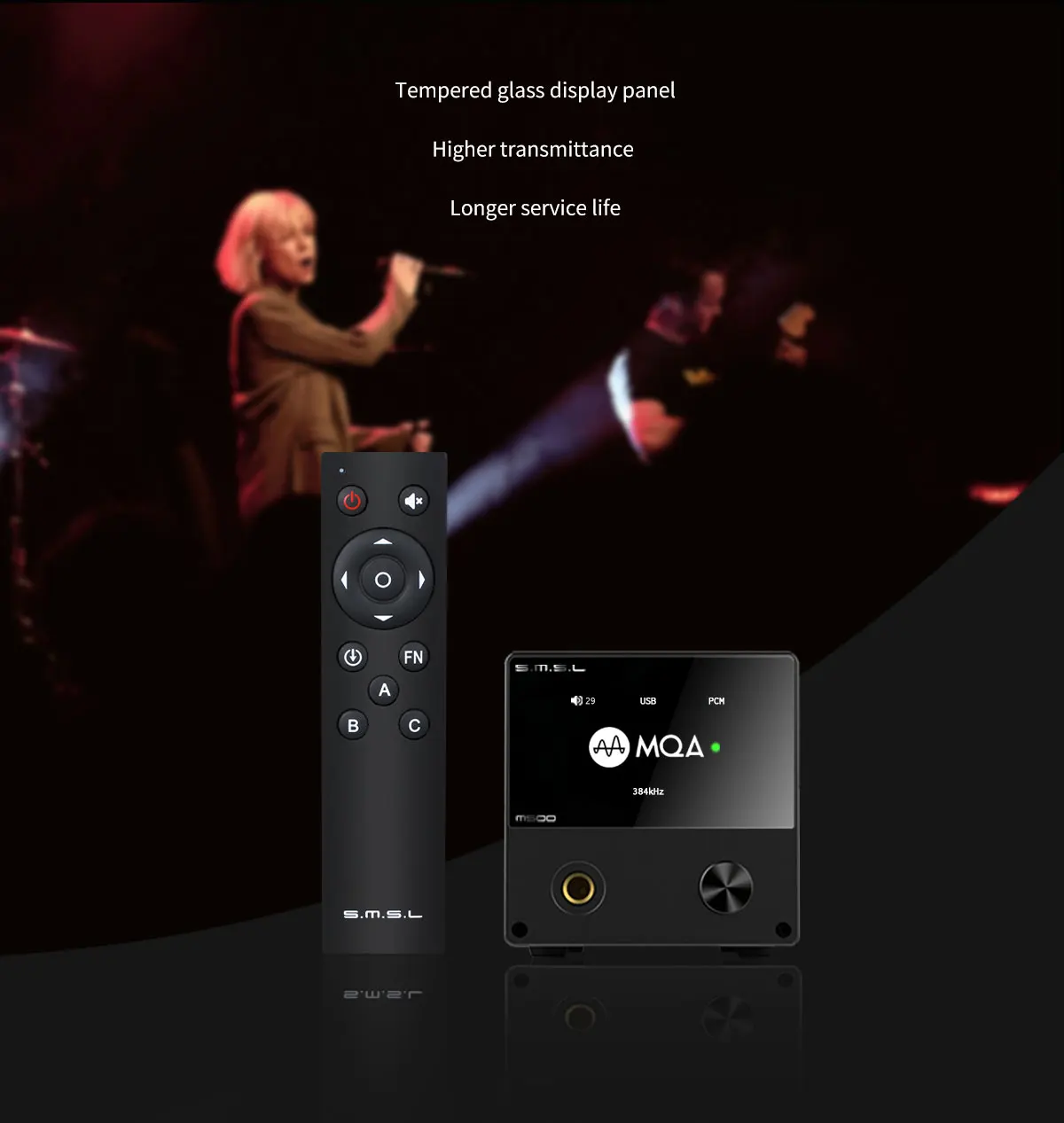 SMSL M500 ES9038PRO USB DSD DOP DAC поддержка MQA усилитель для наушников с пультом дистанционного управления