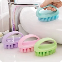 2pcs household cleaning brush washing brush with handle multi functional soft hair laundry brush carpet bedspread cleaning