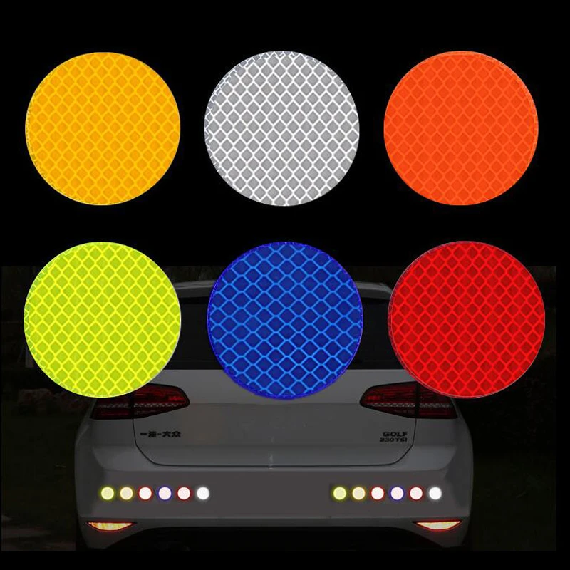 

MTB Bike Reflective Stickers Fluorescent Motorcycle Bicycle Reflector Cycling Wheel Rim Night Safty Warning Reflector Film Decal