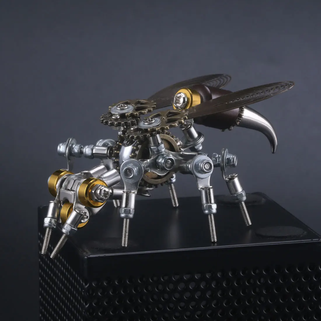 

126Pcs/set Metal Insect Puzzle Model Kit 3D DIY Mechanical Wasp Assembly Jigsaw Crafts Model Building Kits Toys For Children