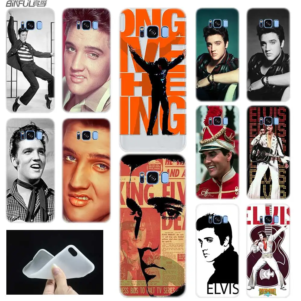 Мягкий силиконовый чехол для Samsung S30 S20 S11 S10 S9 S8 Plus lite 11e 10e Uitra S7Edge Elvis Presley|Бамперы| |
