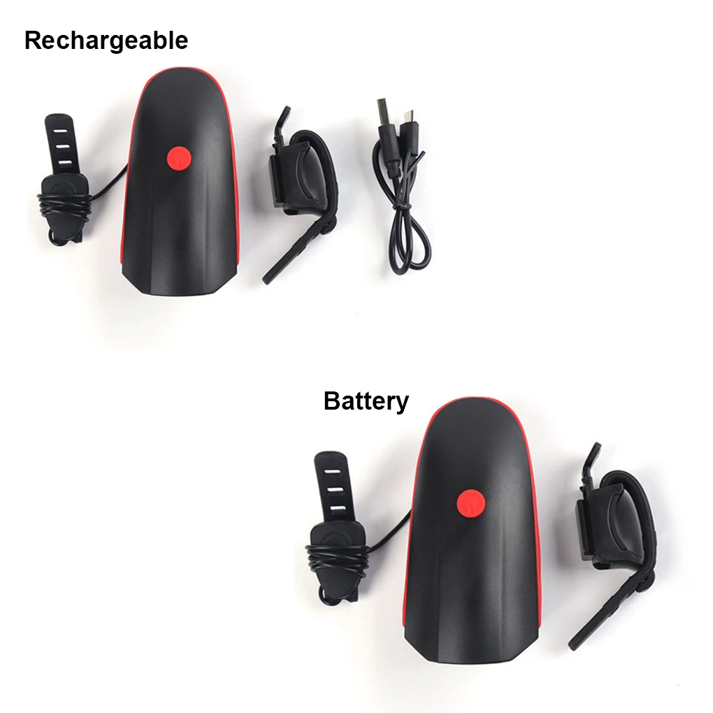 

Bicycle Light LED Safety Warning Bike Lamp Bright Cycling MTB Flashlight Replacement Part with Horn Battery
