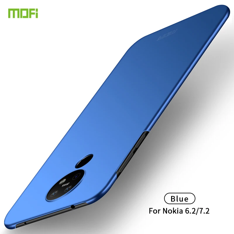 Blue MOFI для Nokia 6,2/7,2 Чехол Жесткий ПК пластик ультра тонкий чехол для телефона для Nokia6.2 Nokia7.2 крышка защитный экран - Цвет: Blue