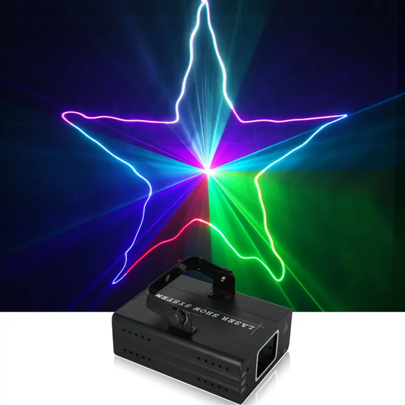 Hot koop disco licht Laser Projector dj rgb Laser licht dmx rgb laser podium Verlichting voor Disco Xmas Party laser discoteca