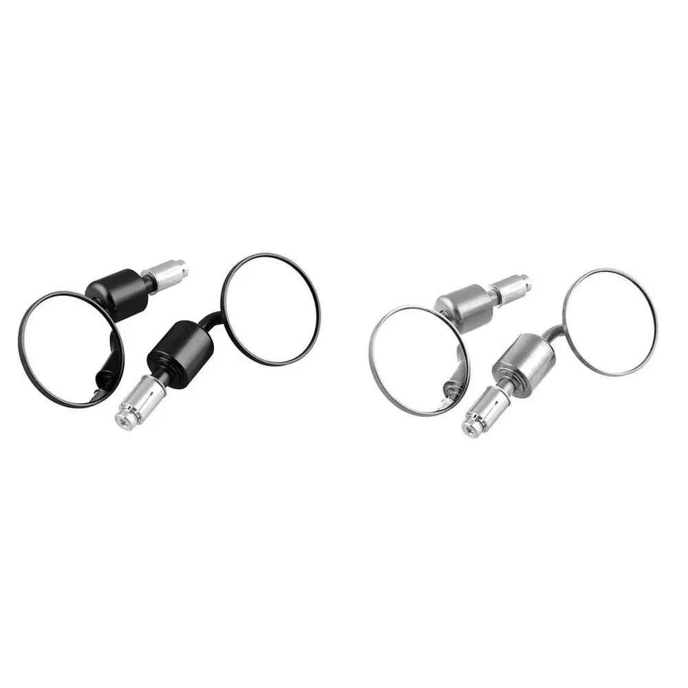

1Pair Motorcycle Rear View Mirror Round Handlebar End Mirror Rearview Mirror Motorcycle Side Mirror Auto Parts