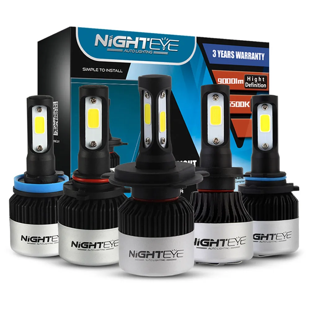 Автомобильный головной светильник H7 H4 светодиодный мини H1 H8 H11 Светодиодный