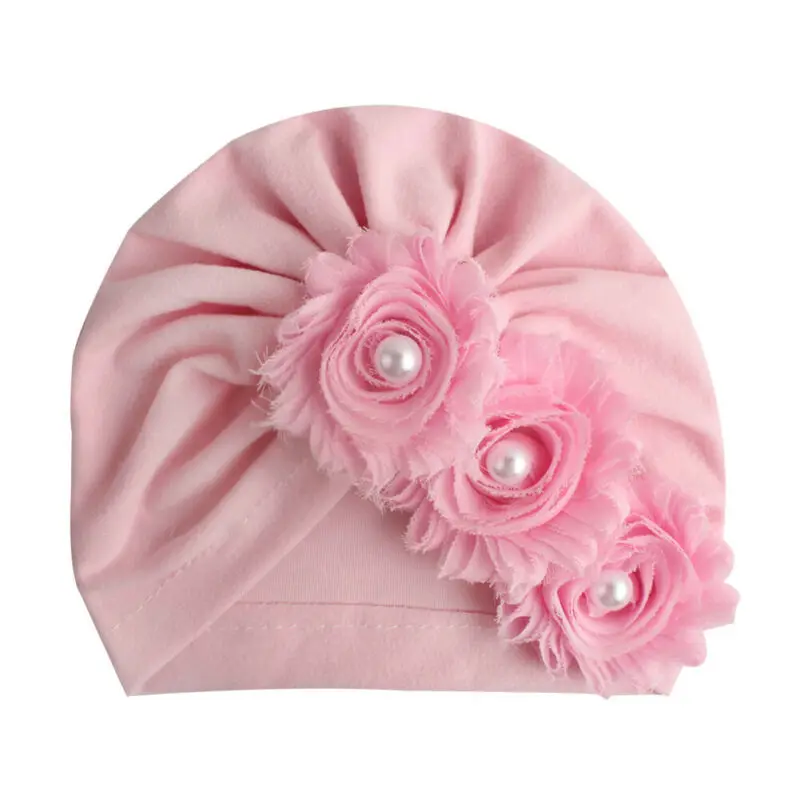 

UK Newborn Toddler Baby Boy Girl Turban Cotton Beanie Hat Winter Warm Soft Cap