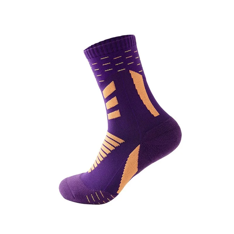 

Sports Socks Breathable Sweat-Absorbent for Man Outdoor Cycling Running Compression Cotton Socks Fashion Casual Basketball Socks