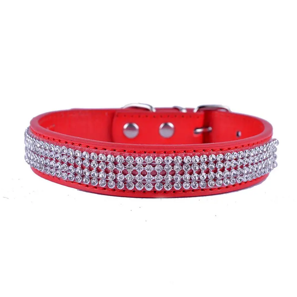 TPFOCUS полный роскошные стразы орнамент из искусственной кожи поводки для питомцев