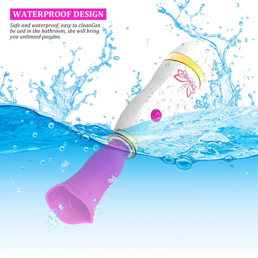 Вибратор EXVOID для языка интимные игрушки женщин 12 Скоростей массаж Вагины и точки