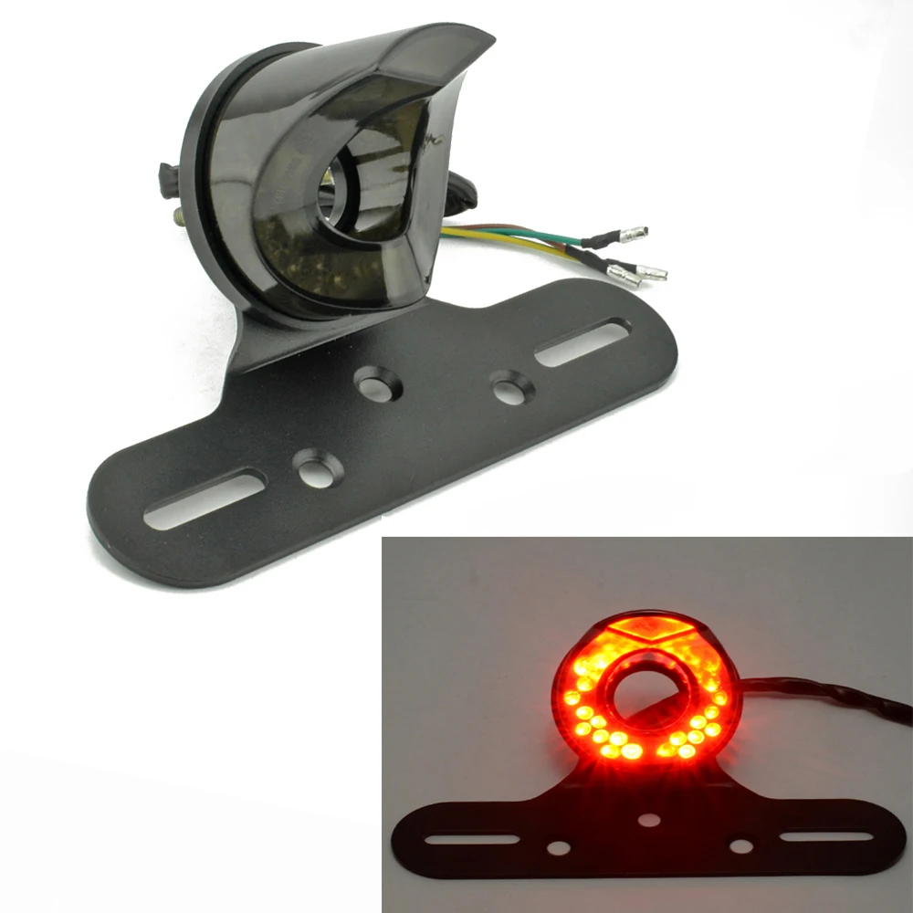 Универсальный мотоциклетный задний стоп светильник светодиодный для Harley Chopper