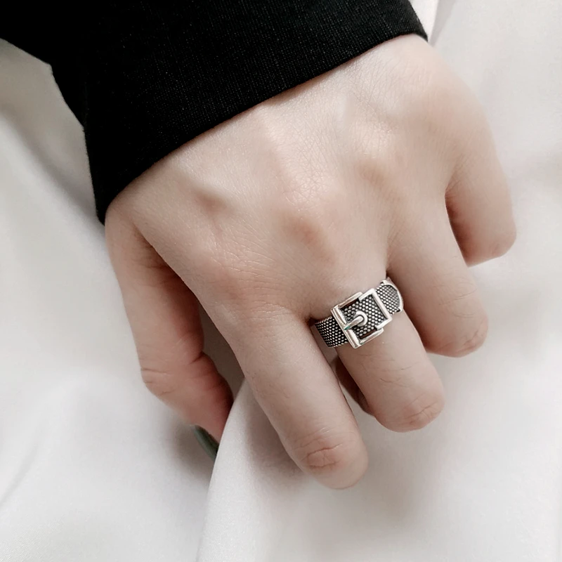 Женское винтажное богемное кольцо JIANERY большое серебристое на пояс ювелирное