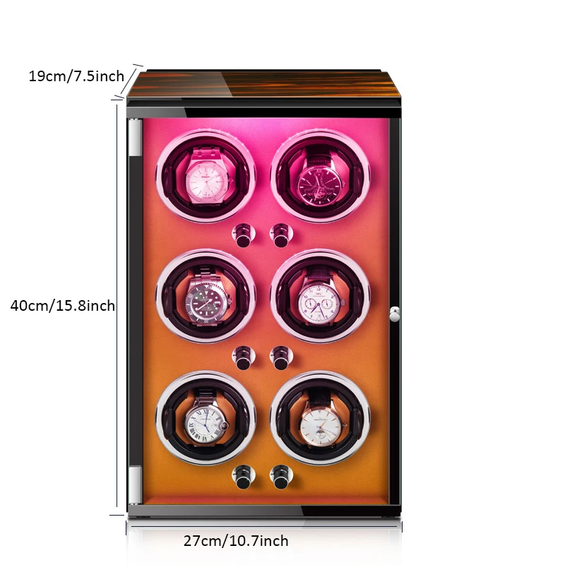 Автоматическая коробка для намотки часов Uhrenbeweger механический дисплей с 4/6/9