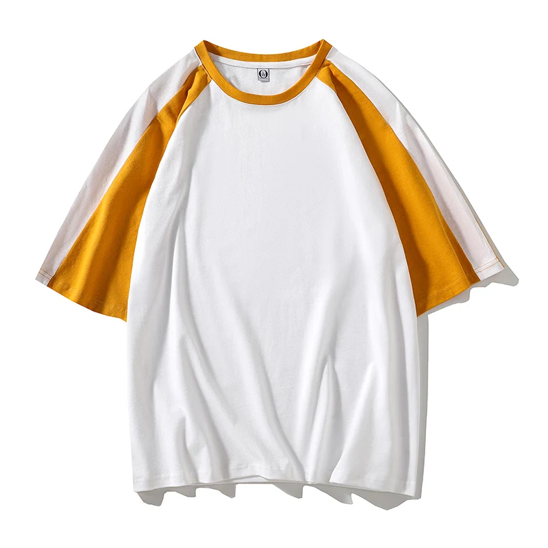 

Casual White Women's T-shirt Cotton Raglan Sleeve Color Matching T shirts For Women Plus Size 5XL Summer Woman Clothing 2021