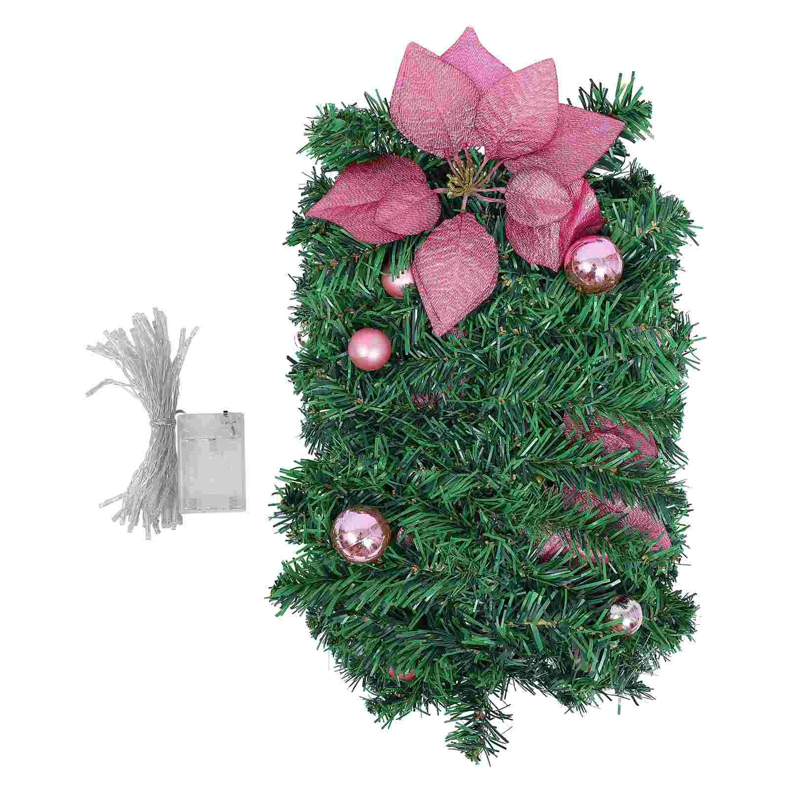 

1pc Rattan Flower Decor Creative Xmas Light Decor Garden Night Rattan Decor