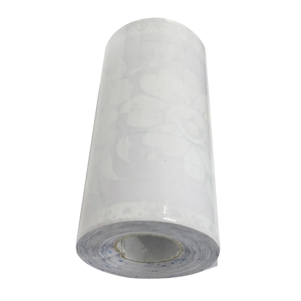 

Lace Pattern Wallpaper Border Sticker Pretty Waist Line Wall Sticker Waterproof Self Adhesive PVC Wallpaper Border (10cm Width,