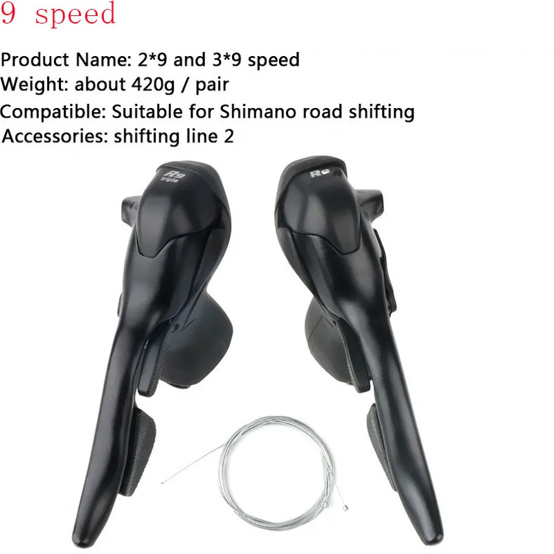 9 Скорость Road переключатели передач велосипеда 27 соединены DIP горный дешевые