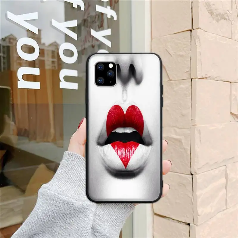 

Kiss Phone Case for iphone 6s 7 8 plus xr xs 11 12pro max mini Cover Fundas Coque