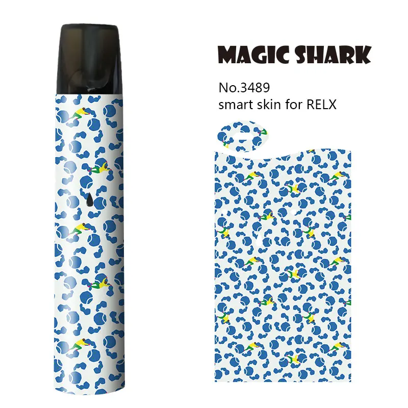 2.5D наклейка на вейп в виде фламинго змеи тигра цветка набор пленок под чехол для