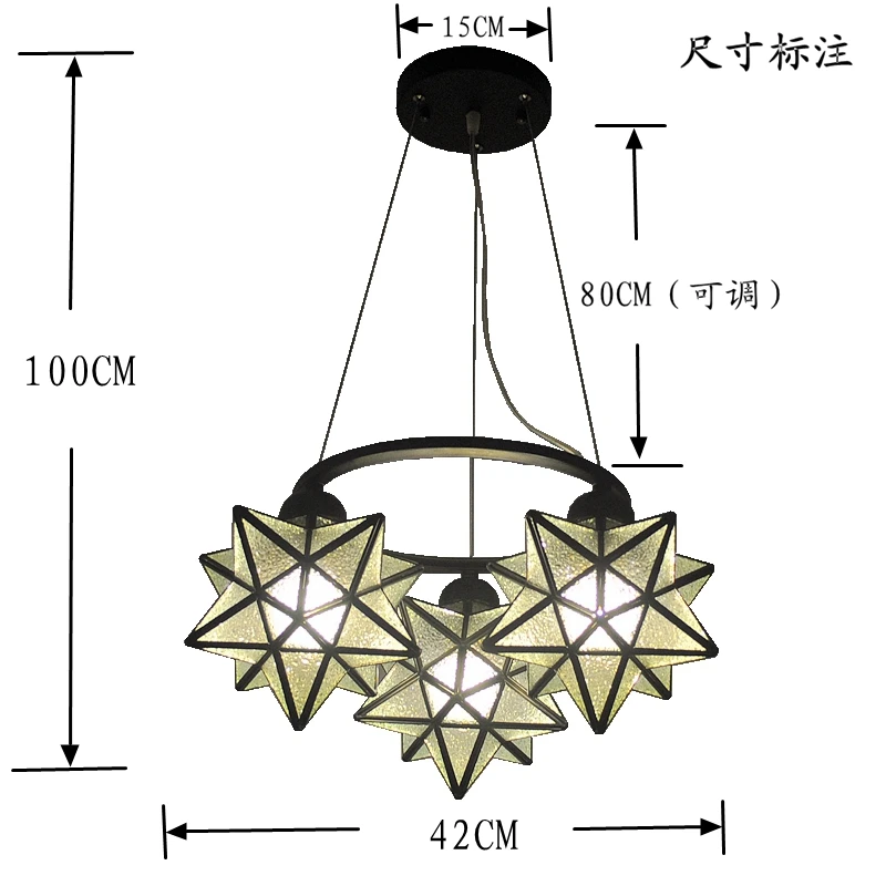 Новая Люстра с тремя персонажами креативный барный счетчик дизайнерский