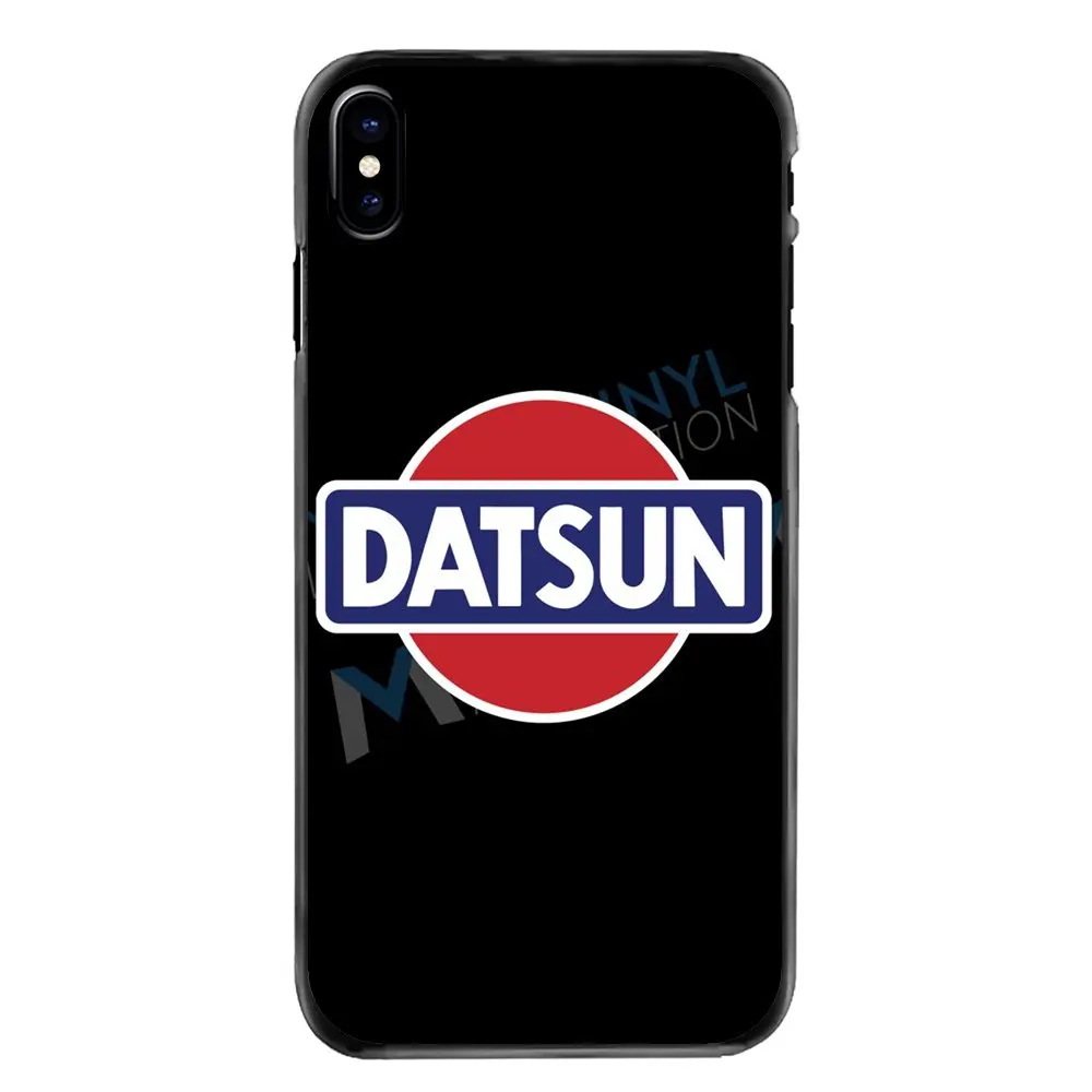 For iPhone 4 4S 5 5S 5C SE 6 6S 7 8 Plus X XR XS Max iPod Touch Accessories Phone Shell Case Datsun Logo Vector NISSAN Art |