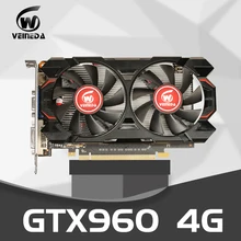 VEINEDA Original Video Card GTX 960 4GB  128Bit  GDDR5 Graphics Cards   GTX960 4gb   For nVIDIA Geforce Games