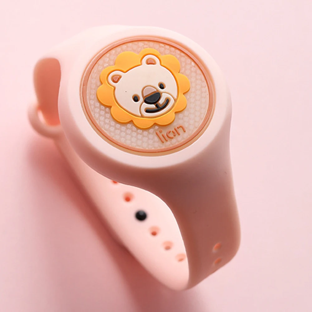 

NEW Baby Mosquito Repellent Bracelet/Buttons Cartoon Natural Essential Oil Plant Essential Oil Mosquito Ring Wristband Watch HOT