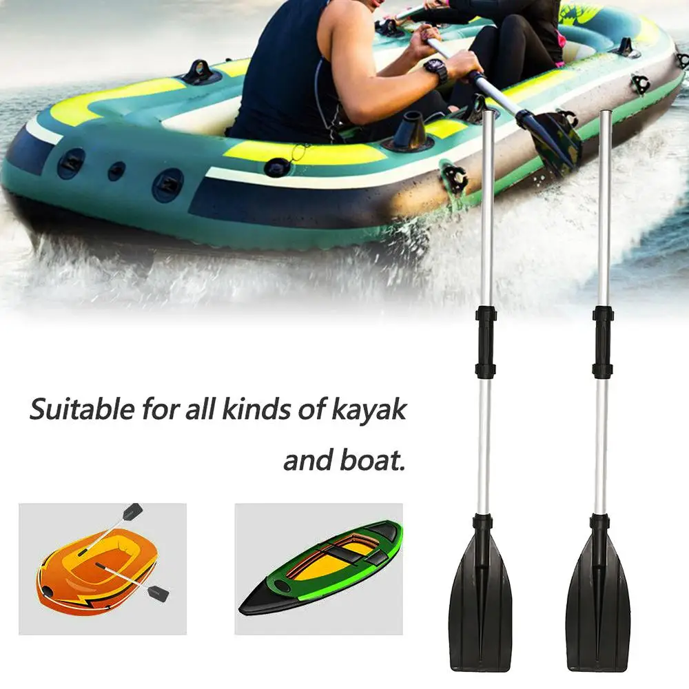 126-136cm 2 Pcs Boat Rafting Paddle Aluminum Alloy Detachable Float Afloat Oars Fitting Canoe Oar Kayak Boating Accessories | Спорт и
