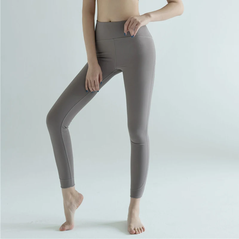 Женские облегающие обтягивающие спортивные леггинсы высокая эластичность