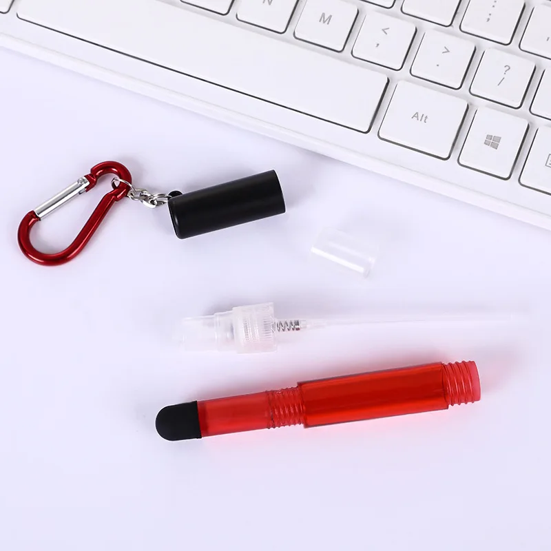 4 в 1 многофункциональная ручка мини-ручка-карабин распыление духов спирта ручки