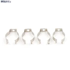 4 шт. T8 настенный зажим для лампы для светодиодного флуоресцентного света основание U-образные зажимы Разъем Кронштейн гнезда Монтажный держатель