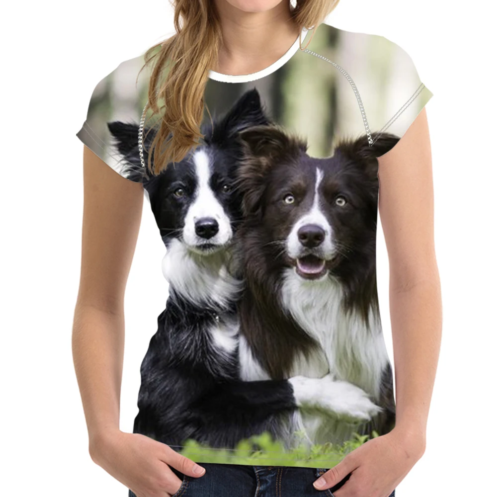 Женская воздухопроницаемая футболка с круглым вырезом принтом|Футболки| |