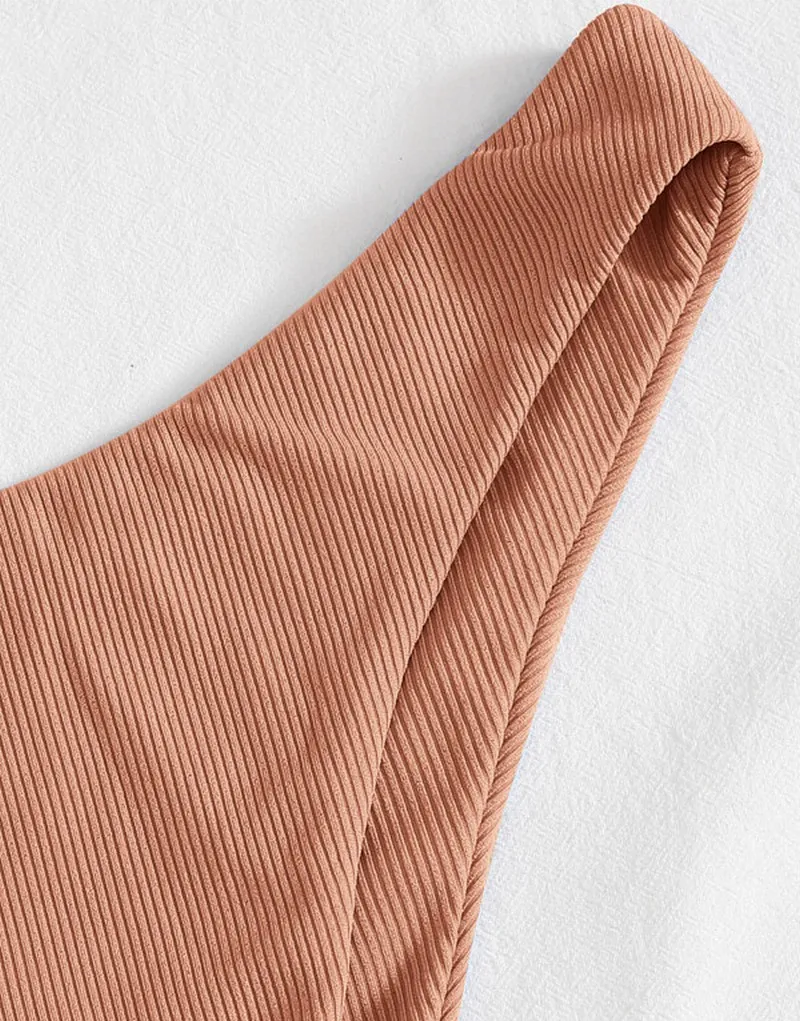 

Anibol Low-Cut Deep-V Sexy Bikini Underwire Puh Up Plit Women Swimsuit Simple Solid Color Female Swimwear 2021 Hot Bathing Suit