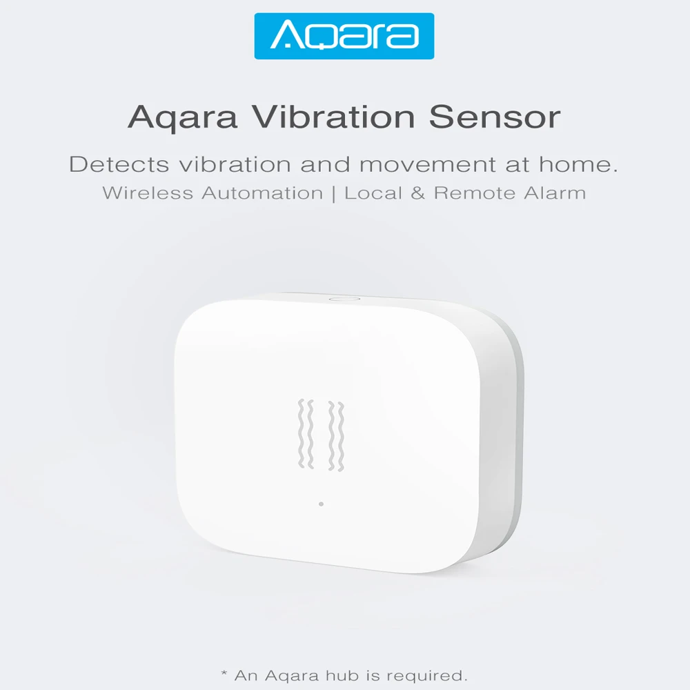Датчик вибрации Aqara zigbee умный датчик обнаружения движения с гироскопом работает