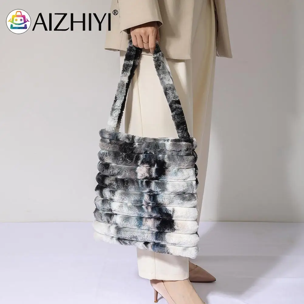 

Fashion Women Shoulder Bags Creative Tie Dye Printing Casual Ladies Large Handbags Phone Cosmetics Underarm Bag