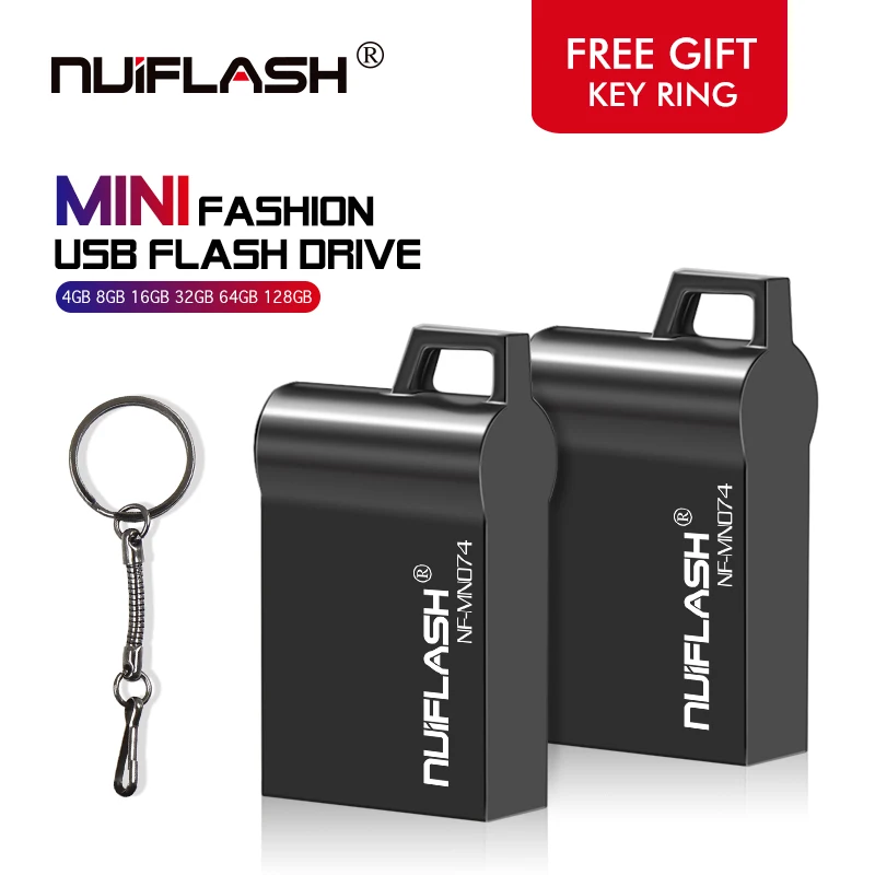 Металлический USB флеш накопитель 64 ГБ на 16 8 32 карта 128 водонепроницаемый usb диск