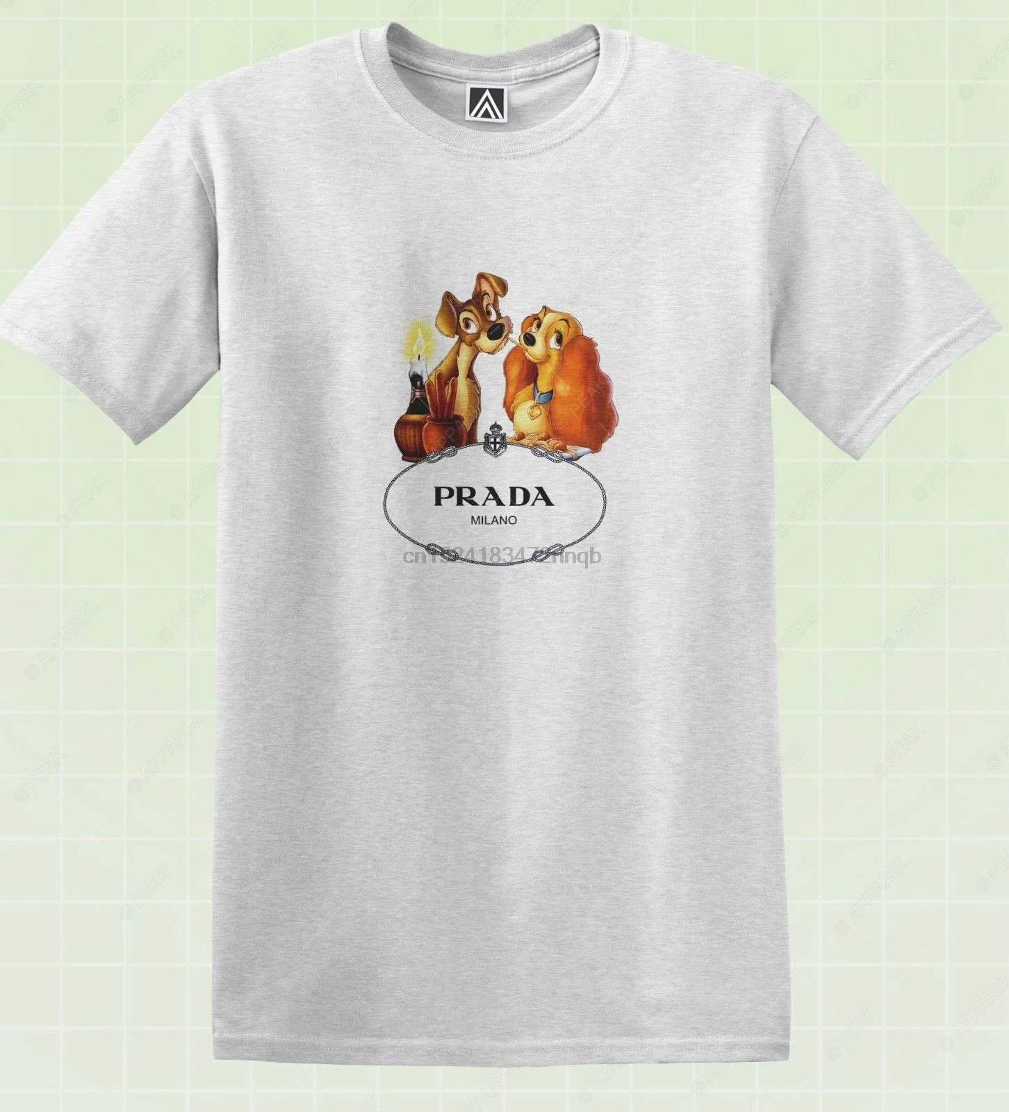 Роскошная футболка в стиле Бродяга Брендовая дизайнерская Милано Романтичный