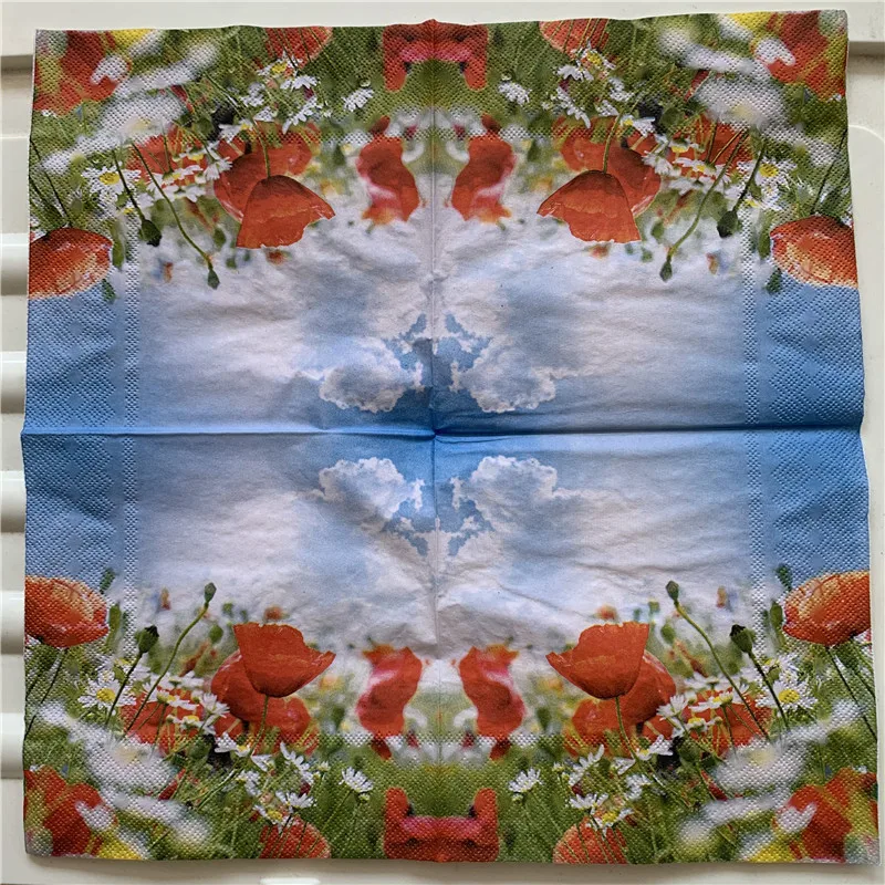 Декупажная бумажная салфетка элегантные тканевые салфетки винтажное полотенце