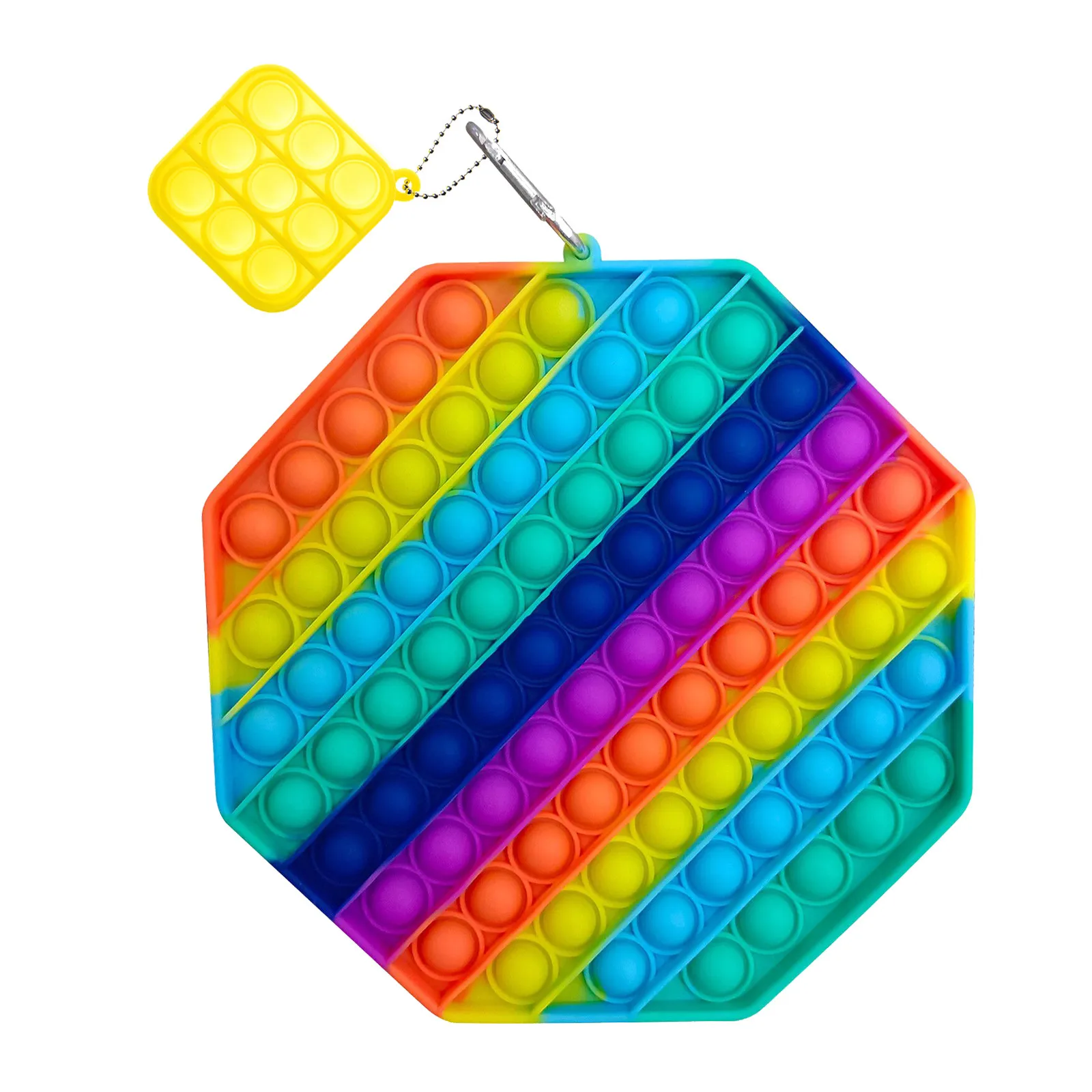 

Rainbow Bubble Fidget Kids Toy Sensory Autisim Special Need Its Anti-stress Stress Relief Squishy Fidget Toy For Kids