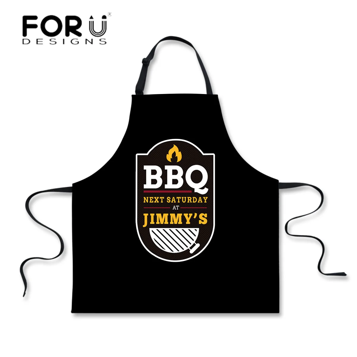 

Фартук для барбекю FORUDESIGNS, без рукавов, защита от масла, одежда, фартук для женщин, аксессуары для кухни