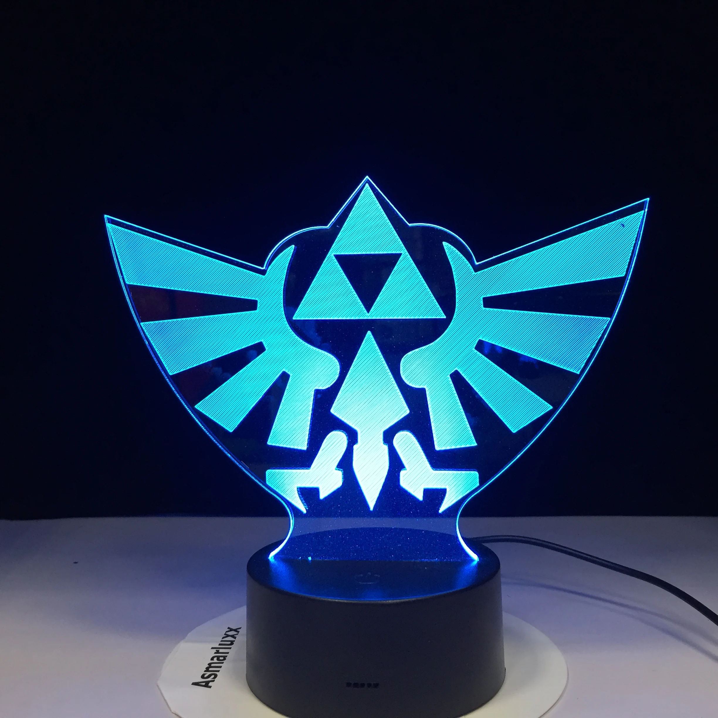 Горячее предложение! 3D акриловый светильник Zelda, 7 цветов, светодиодный ночник Zelda Game Boy, светильник для сна, lampara Playstation, лампа 1580