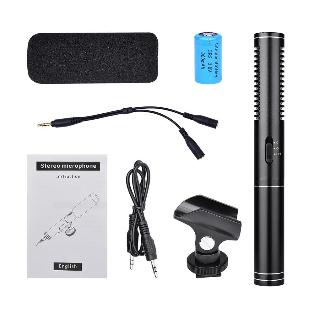 Vlog Live Set микрофон фото видео зеркальная камера двойной горячий башмак подставка