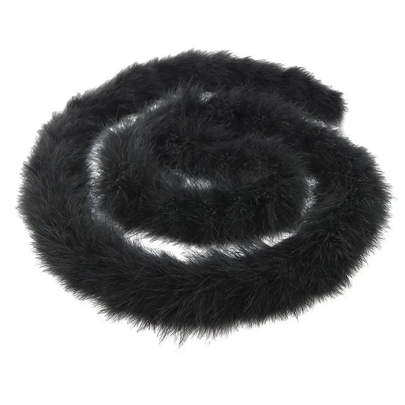 2 м куриное перо полосы боа из пера индейки для свадебных декораций аксессуары