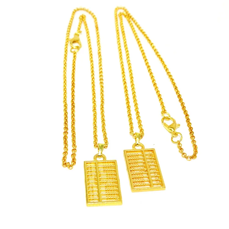 

Fashion Metal Alloy Abacus Necklace for Women Pendant Necklace