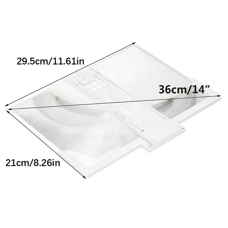 14 inches 3d hd phone screen magnifier amplifier movie video enlarger screen phone screen amplifier bracket holders stands free global shipping
