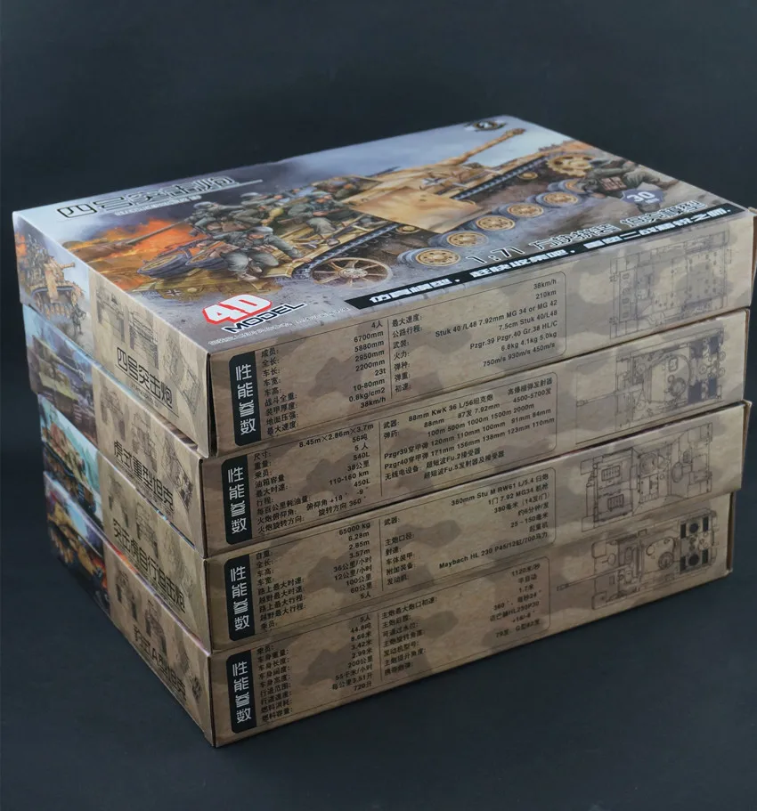 Модель в стиле милитари модель второго танка Второй мировой войны масштабе 1:72 |